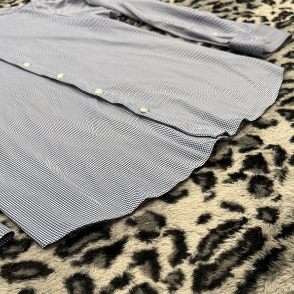 Mizzen+Main Navy Checkered Dress Shirt - Picture 4 of 7